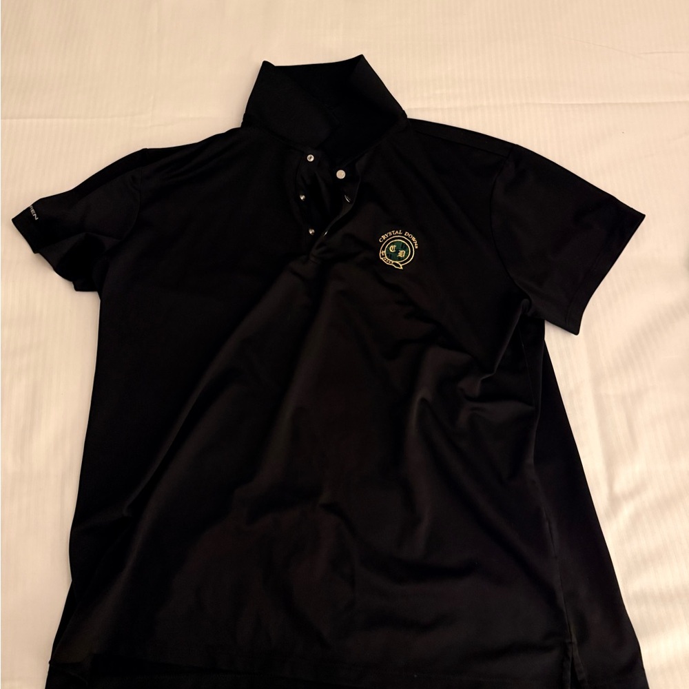 RLX Ralph Lauren Black Polo Shirt